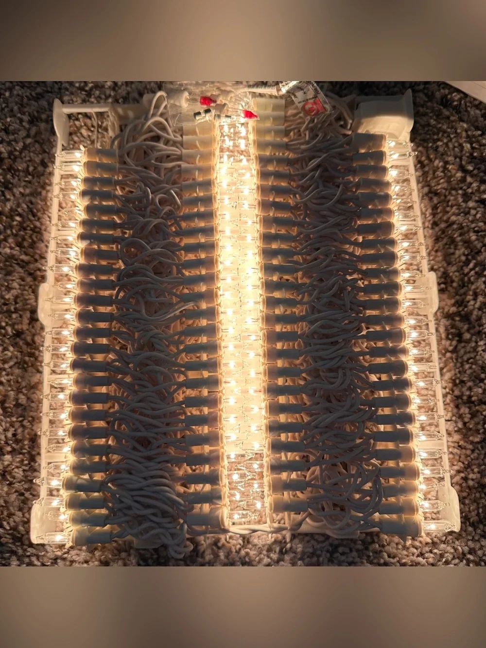VTG 100 Indoor/Outdoor Clear Curtain Icicle Light Set 10 FT 4 Boxes Tested NEW